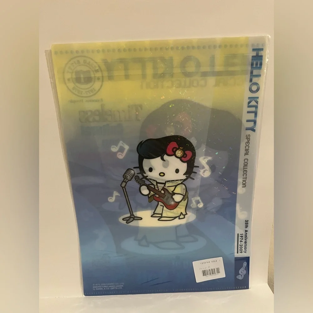 Hello Kitty as Elvis- 35th Anniversary Special Collection Single Pocket Folder